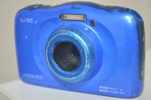 動作問題なし ニコン Nikon COOLPIX W100 ブルー ♯A5032