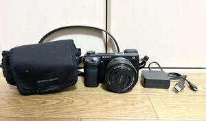 【used品】SONY NEX-6 SELP1650 E 3.5-5.6　PZ 16-50 OSS ミラーレス一眼カメラ レンズ 