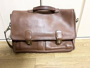 【希少品】COACH コーチ ビジネスバッグ ブリーフケース レザー オールドコーチ ショルダーバッグ ハンドバッグ 2way