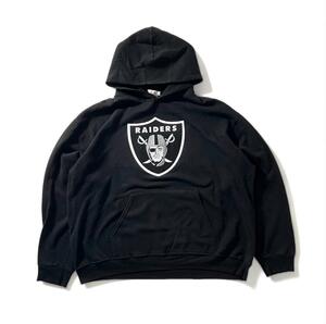 NFL raiders レイダース パーカー 古着 プルオーバー ブラック