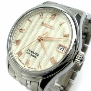 １円 セイコー プレザージュ ベーシックライン オート レディース ヘンリボーン 4R35-03Z0 SRRY045 時計 SEIKO PRESAGE 自動巻き 婦人