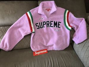 シュプリーム supreme フリース 2023aw 新品　未使用　ピンク　Ｍサイズ　防寒 お年玉　福袋　レディース　ボックスロゴステッカー付き