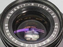 【09】 LEITZ WETZLAR ELMARIT-R 1:2.8　35mm　3カム　フード付き_画像9