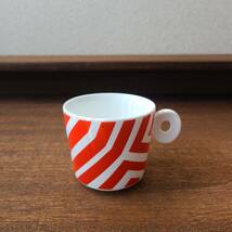 Body Max KANSAI YAMAMOTO コーヒーカップ ティーカップ コップ ペア 山本寛斎 幾何学 マグカップ ビンテージ_画像2