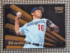 1996 Pinnacle Zenith #84 HIDEO NOMO Los Angeles Dodgers Kintetsu Buffaloes