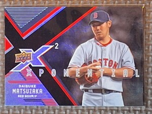 2008 Upper Deck X #X2-DM DAISUKE MATSUZAKA Xponential Boston Red Sox Saitama Seibu Lions