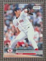 2002 Topps Stadium Club #53 HIDEO NOMO Boston Red Sox Los Angeles Dodgers Kintetsu Buffaloes_画像1