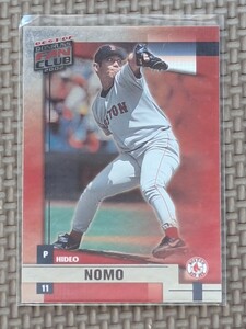 2002 Donruss Fan Club #143 HIDEO NOMO Best Of Fan Club Boston Red Sox Los Angeles Dodgers Kintetsu Buffaloes