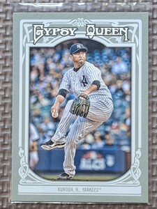 2013 Topps Gypsy Queen #228 HIROKI KURODA New York Yankees Los Angeles Dodgers Hiroshima Toyo Carp