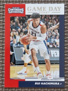 2019-20 Panini Contenders Draft Picks #11 RUI HACHIMURA RC Game Day Ticket Washington Wizards Los Angeles Lakers Gonzaga