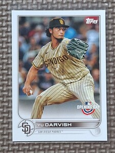 2022 Topps Opening Day #18 YU DARVISH Texas Rangers Los Angeles Dodgers Chicago Cubs San Diego Padres Hokkaido Ham Fighters