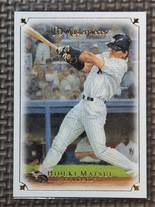 2007 Upper Deck Masterpieces #44 HIDEKI MATSUI New York Yankees Yomiuri Giants