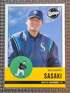 2001 Upper Deck Vintage #60 KAZUHIRO SASAKI Seattle Mariners Yokohama Taiyo Whales