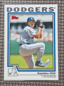 2004 Topps #130 KAZUHISA ISHII Los Angeles Dodgers Yakult Swallows