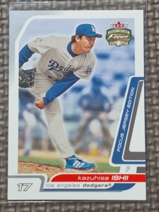 2003 Fleer Focus #122 KAZUHISA ISHII Los Angeles Dodgers Yakult Swallows