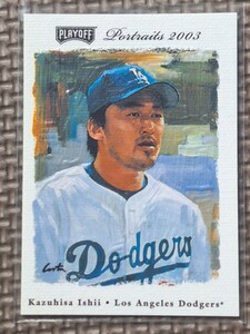 2003 Playoff Portraits #64 KAZUHISA ISHII Los Angeles Dodgers Yakult Swallows