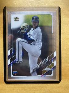 2021 Topps Chrome NPB #111　山下舜平大　RC オリックスバファローズ shunpeita yamashita ルーキーカード その2