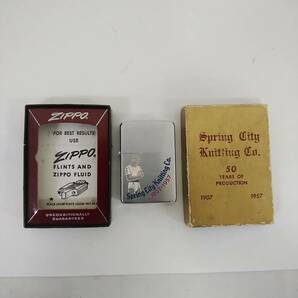 【送料無料】【未使用】ZIPPO 1957年未使用 / 箱付きの画像1