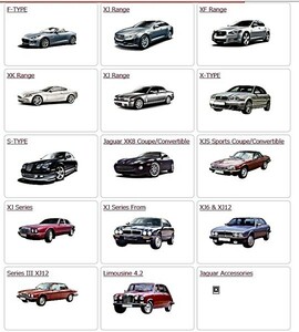 パーツリスト 日本語対応 F-TYPE XJ Range XF Range XK Range XJ Range