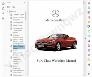 メルセデス・ベンツ SLK R172 ワークショップマニュアル 整備書 + 配線図