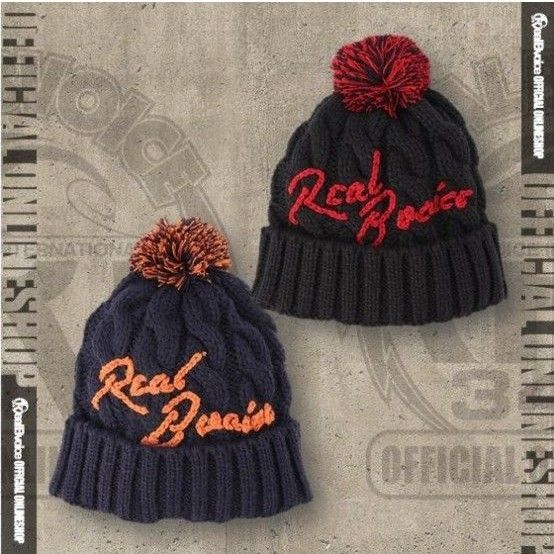 14AW KNIT CAP REAL ネイビー ニットキャップ