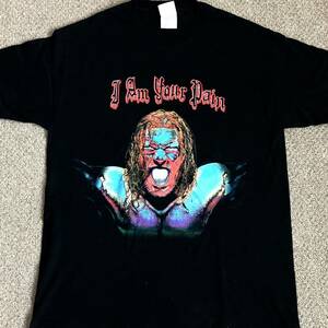 Vintage 90s Triple H HHH I Am Your Pain WWF WWE プロレス Tシャツ 未着用