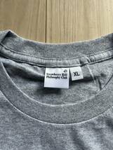 STRAWBERRY HILL PHILOSOPHY CLUB T-SHIRT ストロベリーヒル フィロソフィークラブ Tシャツ XL 新品 GRAY フォト TEE dime helas グレー_画像5