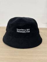 STRAWBERRY HILL PHILOSOPHY CLUB ストロベリーヒル フィロソフィークラブ HAT 新品 dime helas キャップ 帽子 ハット CAP ブラック_画像1