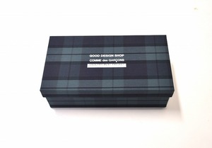 GOOD DESIGN SHOP COMME des GARCONS×D&Department(gdo дизайн магазин Comme des Garcons )CHECK SHOES BOX проверка обувь box коробка 