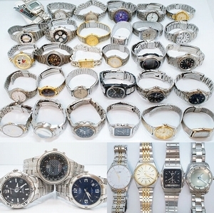 A76●美品含む 30点セット メンズ腕時計 SEIKO/CITIZEN/CASIO/ELGIN/ORIENT/FOSSIL/NIXON 他 大量まとめ いろいろ クォーツ