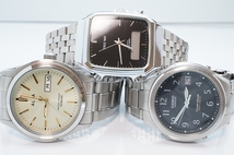 A79●美品含む 30点セット メンズ腕時計 SEIKO/CITIZEN/TECHNOS/CASIO/ELGIN/NIXON 他 大量まとめ いろいろ クォーツ_画像5