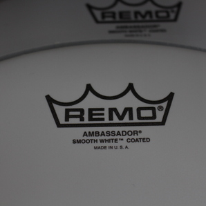 【新品・未使用品・2枚セット】REMO(レモ) / AMBASSADOR SMOOTH WHITE COATED ドラムヘッド 14インチの画像2