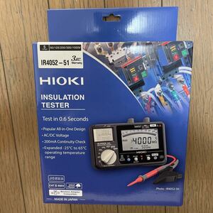 ☆ 新品１円～ＨＩＯＫＩ 日置 絶縁抵抗計 ＩＲ４０５２－５１☆