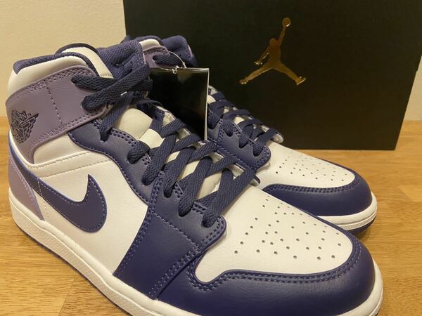 即決28cm NIKE AIR JORDAN1 Mid Sky J Purpleナイキ エアジョーダン1 ミッド スカイJ パープル DQ8426-515