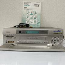 1円スタート！☆日立　7B-DF100☆HITACHI　デジタルチューナー内蔵　D-VHS_画像4