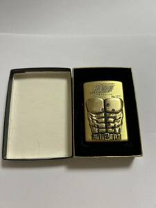 ZIPPOジッポライター　北斗の拳 拳王 世紀末覇者 武論尊 原哲夫 限定品　2005年4月製造 ソリッドブラス ゴールド 箱付き