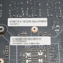 ジャンク品 ◇ NVIDIA GeForce GTX 1080Ti 11GB グラフィックボード ビデオカード【2スロット仕様】◇_画像6