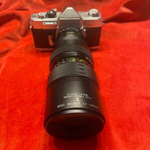 【ボディ美品】minolta SR-1 シルバー / sigma xq 80mm-200mm 1:3.5