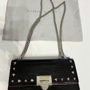 チャールズアンドキース新品未使用 ショルダーバッグ チェーンバック CHARLES&KEITH ZARA FURLA COACH