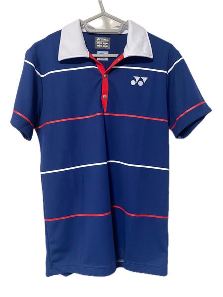 人気 YONEX ゲームシャツ S 75th 限定モデル ネイビー