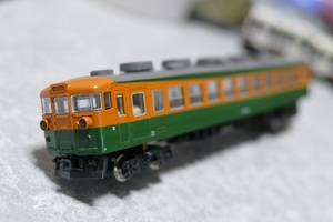 クハ165　湘南色　165系電車　冷房車　169系　国鉄　KATO　旧製品　113系　115系　0114