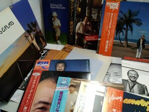 g_t Q746 LPレコード、15種16枚まとめ　渡辺貞夫「フィルアップザナイト」「オレンジエクスプレス」…　　★ジャズ音楽!
