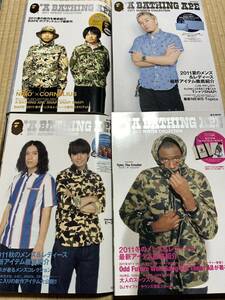 BAPE ムック本 付録未開封 2011 SS AW 4冊セット a bathing ape bape mook アベイシングエイプ nigo