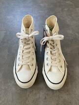 CONVERSE コンバース　スニーカー　白　ホワイト　23.5cm ハイカット　靴　シンプル　ナチュラル　ベーシック　オールシーズン_画像1