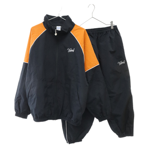 KEBOZ ケボズ 2TONE TRACK JACKET PANTS ツートーン トラックジャケット トラックパンツ セットアップ ネイビー/オレンジ