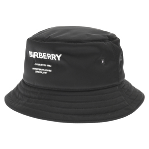 BURBERRY バーバリー NYLON PADDED BUCKET ロゴ ナイロン バケットハット 帽子 8044081 ブラック