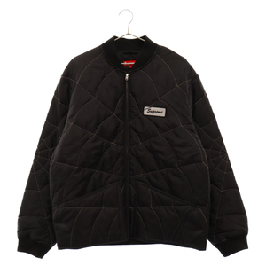 SUPREME シュプリーム 19AW Spider Web Quilted Work Jacket スパイダーウェブ キルト ワークジャケット ブルゾン