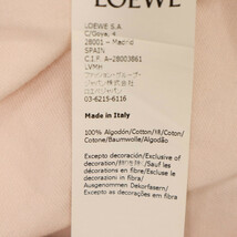 LOEWE ロエベ オーバーサイズ アナグラム刺繍 オックスフォード長袖シャツ ピンク H526337XA7_画像6