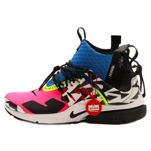 NIKE ナイキ×ACRONYM AIR PRESTO MID AH7832-600 アクロニウム エアプレスト ミッドカットスニーカー US9/27cm マルチ