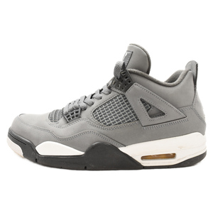 NIKE ナイキ AIR JORDAN 4 RETRO COOL GREY エアジョーダン4レトロクールグレーハイカットスニーカー 308497-007 US9.5/27.5cm グレー